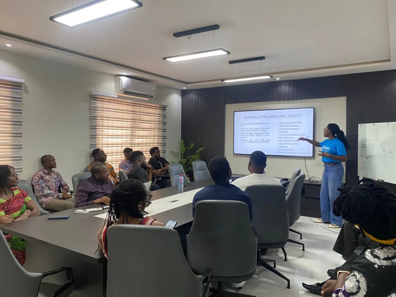 SmileCraft Dentistry corporate wellness outreach at Esolutions Limited